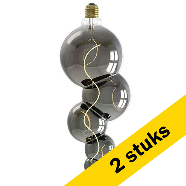 Aanbieding 2x Calex XXL LED lamp E27 Alicante Titanium